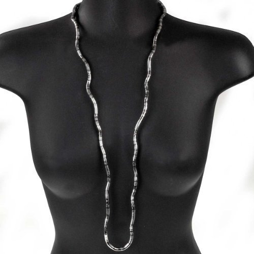 Preisvergleich Produktbild Schlangen-Halskette, gescheckt, Ethno-Look, 5 mm