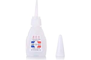 RYGRZJ Super Glue 502 Colle universelle super instantanée en plastique acrylique et caoutchouc pour réparation et séchage rapides