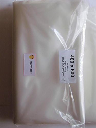 90-Micron PA/PE Bags for All Brands of Vacuum-Packing Machines 40x60 cm, 50 sachets