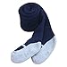 BB Smile Autumn&Winter Children Thick Pantyhose Candy Color Dancing Stockings Baby Girl Leggings Knitted Cotton Tights - Dark Cyan (for 12-24 Months Toddler wear)
