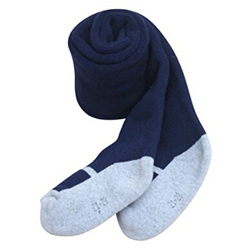 BB Smile Autumn&Winter Children Thick Pantyhose Candy Color Dancing Stockings Baby Girl Leggings Knitted Cotton Tights - Dark Cyan (for 12-24 Months Toddler wear)