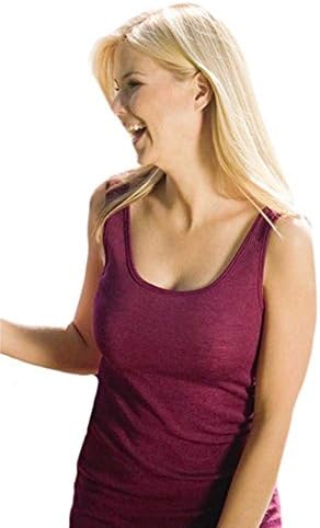 Women's Sleeveless Thermal Vest 70% Organic Merino & 30% Mulberry Silk - Orchid 34/36 8-10
