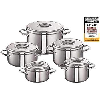 Schulte-Ufer Set 450 Topf-Set Mega-Set Profi-Line i, 5tlg