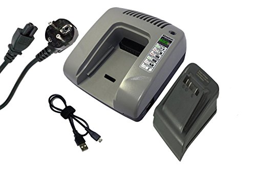 PowerSmart® 14,40-18V Ladegerät für Bosch AHS 48 LI, AHS 52 LI, ART 23 LI, ART 26 LI, PSB 18 LI-2, PSB 18 LI-2H, PSB 1800 Li-2, PSM 18 LI, PSR 14.4 LI, PSR 14.4 LI-2, PSR 18 LI-2, PSR 18 LI-2H, PST 18 LI, UNEO MAXXH, Uneo Maxx (Grau)