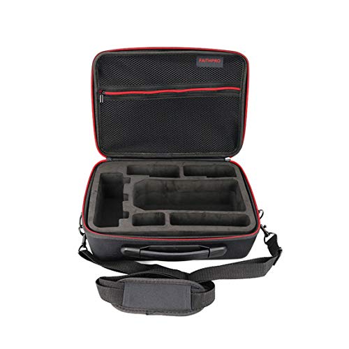 Preisvergleich Produktbild Kompakte Hartschalen-Aufbewahrungstasche Tragetasche Umhängetasche Rucksack Tragbare Handtasche Koffer für DJI Mavic Pro RC Drone, Schwarz