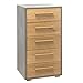 Produktbild Hasena Beton Highboard Kommode Tola Front Eiche Bianco Korpus betonfarbig
