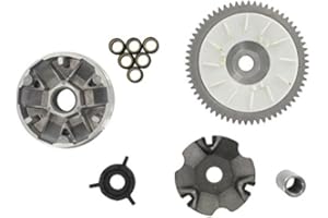 Xfight-Parts Variomatik Set komplett mit Keilriemenscheibe 87.5mm offen 8,8g 139QMA 139QMB GY6 4Takt 50ccm 1.20.21.10.01000 für Yiying YY50QT-26 MKS 50 Eco Bike