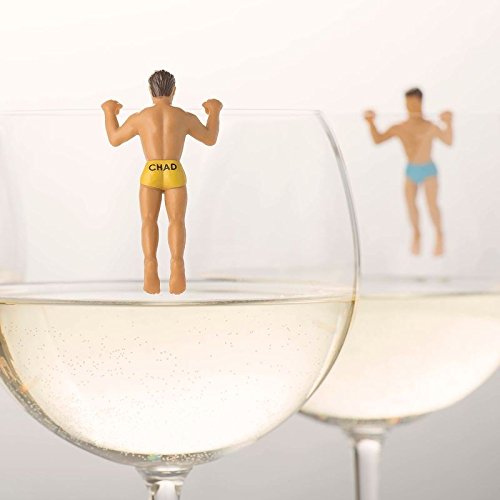 Drinking Buddies Glasmarkierer im 6er Set – Strandboys Glasmarker Glasmarkierung Sommer - 3