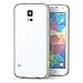 Produktbild Saxonia Aluminium Bumper Samsung Galaxy S5 / S5 Neo Ultra Slim Alu Case Rahmen mit Goldrand Grau