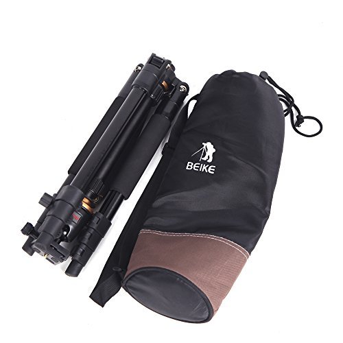 Beike BK-555 Trípode para cámara réflex con Rótula portátil plegable para viajar a tomar las fotos perfectas