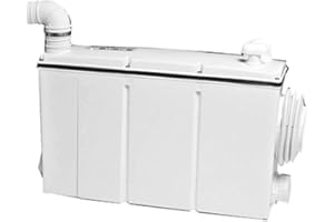 Watermatic W16P Broyeur adaptable pour WC suspendu, jusqu’à 4 WC