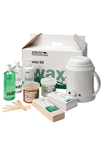 Strictly Professional Waxing Strips, Spatulas Warm Wax Equipment Cleaner 1000CC Heater Wax Kit CODE: SPD0040
