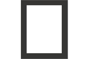 DEHA DESIGN DEHA Picture Mount Black 40x50cm to fit Image Size 30x40cm, Acid-Free Protective Photo Mount - Black