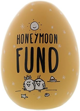Eggcellent Gifts - Large Saving Egg/Money Pot - Honeymoon Fund