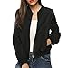Produktbild TianWlio Mäntel Frauen Weihnachten Damen Mantel Langarm Strickjacke Jacke Outwear Herbst Winter Klassische Gesteppte Jacke Kurze Bomberjacke Mantel