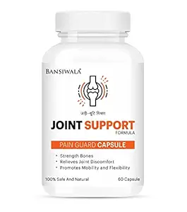 BW BANSIWALA Joint Support Supplement Capsule Pain Guard Capsule for Bones Strength Mobility Flexibility Joint Recovery, Relieves Muscular Arthritis Sprain Pain Stiffness Inflammation ? 60 Capsule