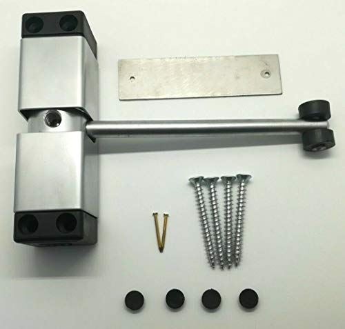 Preisvergleich Produktbild car-tuningsde Edelstahl Automatik Türschließer Stangentürschließer Türfeder Federschließer in Silber