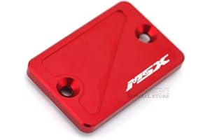 N/A GENERIC Front Brake Reservoir Cap For Honda MSX125 Grom 2013-2022, MSX 125 SF 2016-2022 Motorcycle Fluid Oil Cup Tank Cover (Red)