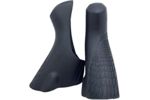 FITOYO Lot de 2 housses de protection pour levier de vitesse Shimano ST-R3030 ST-R3000 ST-R2030 ST-R2000 Noir