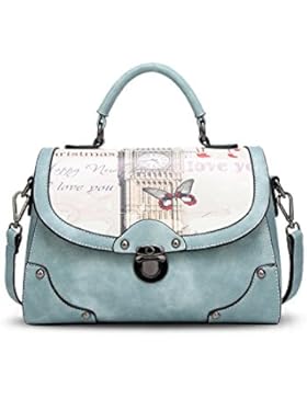 NICOLE&DORIS Elegant Stilvoll Damen Handtaschen Tote Umhängetasche Schultertaschen Henkeltaschen Tasche Crossbody...