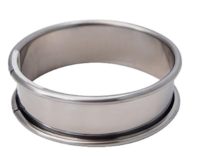 DE BUYER -3091.06N -cercle a tarte inox ht 2cmbd roule ø6