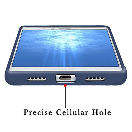Funda Huawei P9 Lite  SpiritSun Soft Carcasa Funda Dise  o Mate Opaco Ultrafina TPU Bumper para Huawei P9 Lite  5 2 pulgadas  Suave Silicona Piel Carcasa Ultra Delgado y Ligero Goma Flexible Anti-ara  azos Anti Golpes Parachoques Protectora Carcasa - Azul Marino