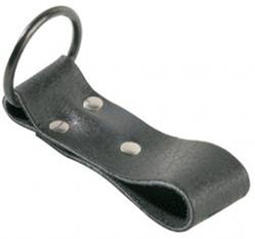 Hammerschlaufe - Leder mit Metallring - Elysee - Farbe grau