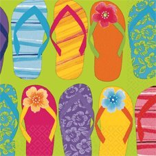 16 Servietten Flip-Flop Sommer Fun Party