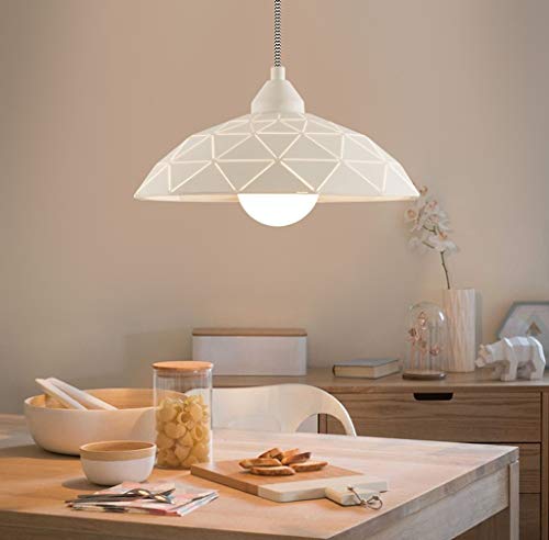 Preisvergleich Produktbild Pendelleuchte Deckenleuchte Kronleuchter Leuchte Glas Ball Kronleuchter Wohnzimmer Schlafzimmer Restaurant Bekleidungsgeschauml;ft Bar Gang Milch Weiszlig; Ball Kronleuchter (Farbe : 30CM Diameter)