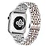Price comparison product image GOSETH compatible Apple Watch Series 4 (44m), Stainless Steel Watch Strap Link Bracelet with Butterfly Closure Replacement Band - Rose Gold