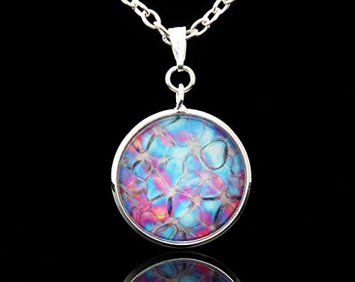 Science jewellery - Biology pendant -rose stem section under the microscope necklace - science gift - scientific biology jewellery
