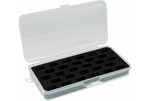 Hemline Caja de bobina dorada: con bandeja, capacidad para 28 bobinas