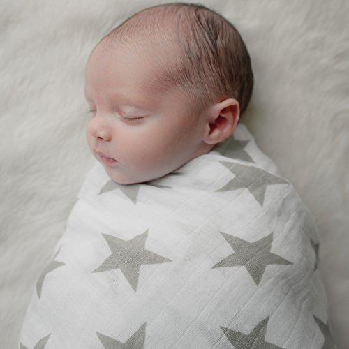 Pucktücher aus Musselin 4er-Pack – Große Musselin-Puckdecken von CuddleBug, 120 cm x 120 cm – Beste Musselindecken aus weicher Baumwolle – Bestes Geschenk für werdende Eltern – Ideal fürs Kinderbett – Für Mädchen oder Jungen – 4 niedliche Motive – Garantie auf Lebenszeit! - 8