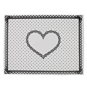 Veroda Lace Dot Pattern Silicone Nail Art Table Mat Manicure Tool - White