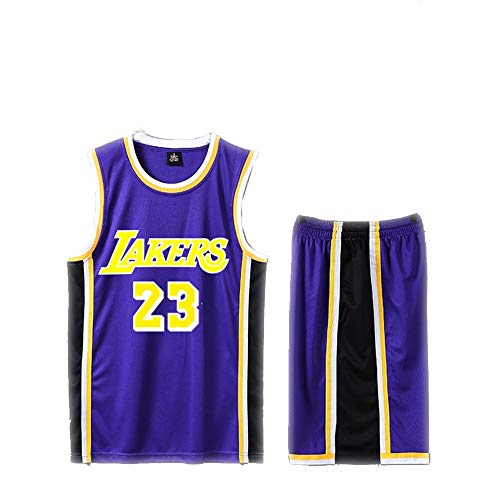 Camiseta de Baloncesto para Hombre, Conjunto de Camiseta - Los Angeles Lakers James 23 Vest