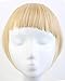 One Piece Straight 8 Inches Bang Clip in on Bangs Fringe Hair Extension Extensions Womens Ladies Girls Fashion Choice Black Blonde Brown…