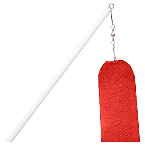 Gymnastikband Tanzband Turnband Rhythmikband Wirbelband Schwungband mit Stab 6 m - 5