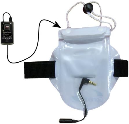 Water Dust and Sand proof Bag Workout Accessory with heaphone Pass-through for use with the Archos 1 / 2 / 3 Vision A30VC