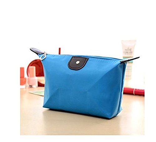 Preisvergleich Produktbild Domire Damen Kulturbeutel, Kloß-Form, Nylon, Wasserdicht, Reißverschluss, Kosmetik- / Make-up-Tasche, Handtasche