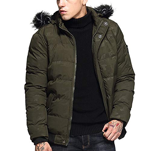 Preisvergleich Produktbild MCYs Herren Winter Camouflage Winterjacke Verdickte Baumwolle Gepolsterter Mantel Daunenjacke Outdoor Steppjacken