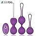 Produktbild BEQOOL Liebeskugeln mit Vibration 3er Set, Medizinisches Silikon Liebeskugeln Beckenboden Training für Frauen, Kegel Ball Bullet Vibrator mit Fernbedienung Sexspielzeug