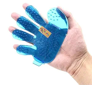 Western Era Grooming Pet Shampoo Brush, Soothing Massage Rubber Bristles Curry Comb for Dogs, Cats & Horse Washing, Professional Quality (Pack of One) (Random)