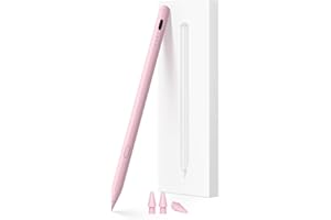 KEEPRO Stylus Pen for iPad (2018-2025), USB-C Fast Charging Pencil, Pixel-Perfect Tilt Sensitivity for Apple iPad 11/10/9/8/7/6/A16, ipad Mini 7/6/5, Air M3/2 11"/13"/5/4/3, i-Pad Pro M5/4 13"/12.9″/11″ Pink