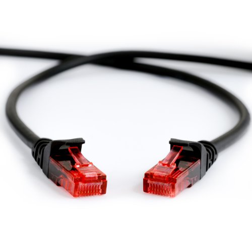20m – CAT.6 Ethernet Gigabit Lan Netzwerkkabel (RJ45) schwarz - 4