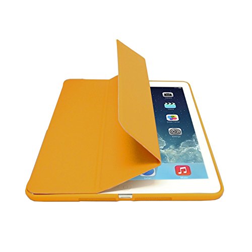 Khomo iPad Air 1 Hülle Case Orangenes Gehäuse mit doppelten Schutz ultra dünn und leicht, Smart Cover – Dual Orange - 3