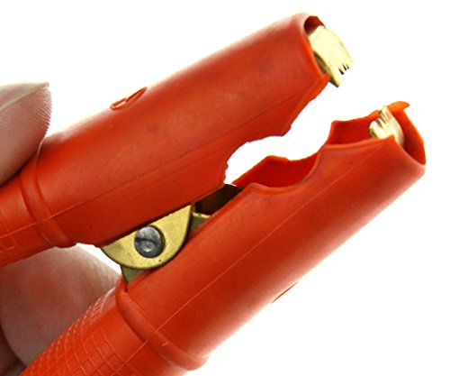2Stk Krokodilklemmen Set Krokoklemme Batterieklemme Krokodil Kroko Klemmen 200A - 5
