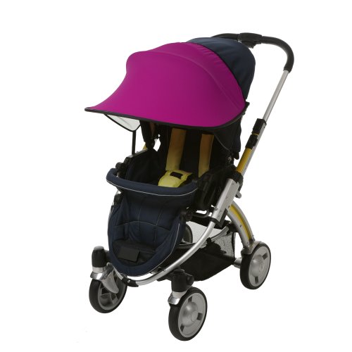 [Manito] New Sunshade / Sunshade for Baby stroller, Pushchair, and Car Seat, Wide Sunblock, UV Cut, Universal and easy installing (Purple)