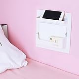 Elegante color blanco para decorar el dormitorio al mismo tiempo que organiza objetos pequeños.
