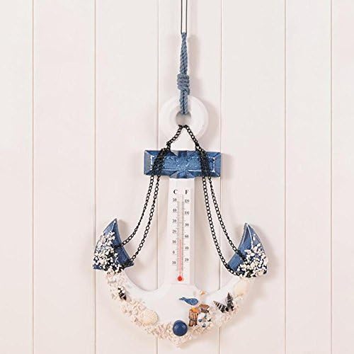 Large Woody Anchor Thermometer Hook Up The Mediterranean American Style Rural Style Fashion Crafts