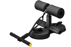 LQQDREX Sit Up Bar Foot Holder, Portable Sit Up Exercise Equipment, With 2 Strong Suction Cups And Adjustable Foot Holder, for Men Women Abdominal Exercise Abdominal Fitness